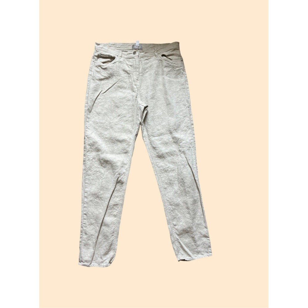 The White Company Natural Linen Colored Linen Pants Size 8 - Picture 10 of 10